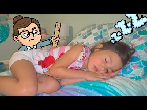 OAK WON'T WAKE UP FOR SCHOOL! (skit) MORNiNG ROUTiNE WiTH SLEEPY GiRL GONE BAD (the MOViE)