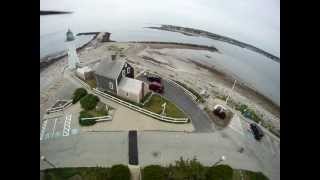 preview picture of video 'Scituate Light House Aerial View'