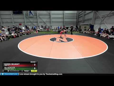 88 Lbs Round 1 (8 Team) - Kaiden Belinsky, Iowa Vs Eli Schultz, Minnesota Blue Db7b