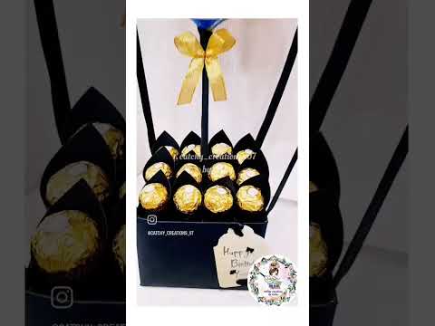 birthday gift, Ferrero rocher chocolate hamper, chocolate hamper, gift ideas, balloon hamper 💫