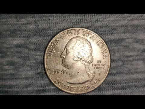 2015 RARE USA BOMBAY HOOK QUARTER DOLLAR COIN