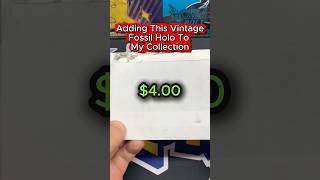 Vintage Holo Fossil Pokémon Card Collection Addition #pokemon #shorts