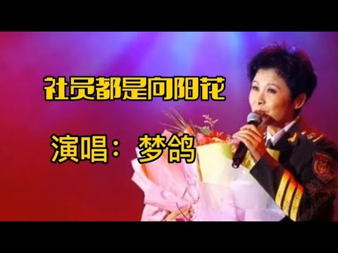 《社员都是向阳花》，梦鸽演唱