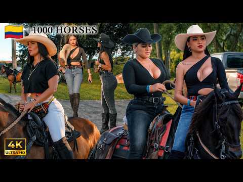 Gorgeous Cowgirls at Caicedonia’s Horse Parade 😍 Valle, COLOMBIA 2026 😱 | Wild Cabalgata