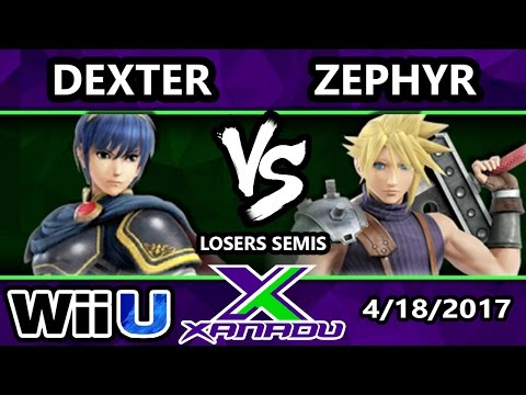 S@X 198 - Dexter (Marth) Vs. Zephyr (Cloud) - SSB4 Losers Semis - Smash Wii U