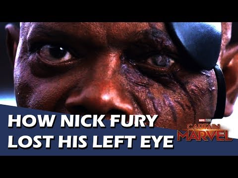 How Nick Fury Lost His Left Eye - Captain Marvel