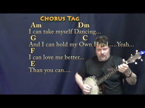 Flowers (Miley Cyrus) Banjo Cover Lesson in Am with Chords/Lyrics #flowers