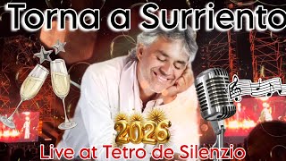 Torna a Surriento @AndreaBocelli Live at Tetro de Silenzio 2026