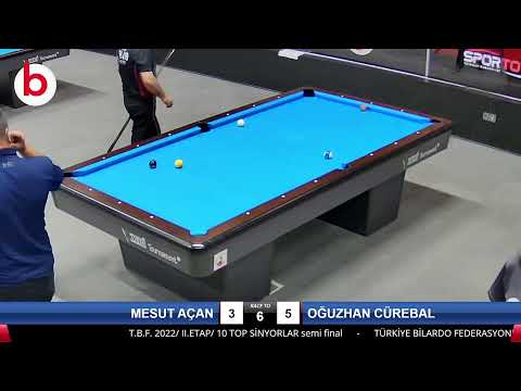 MESUT AÇAN & OĞUZHAN CÜREBAL Bilardo Maçı - 