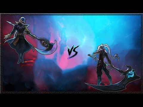BLUE KAYN VS RED KAYN FULL BUILD FIGHT
