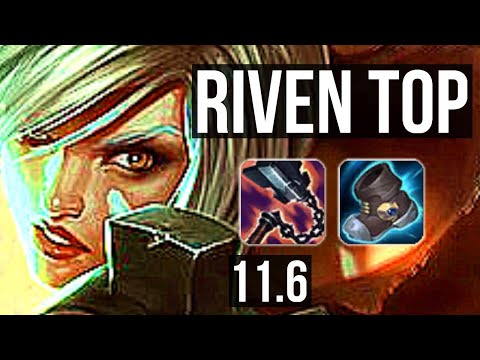 RIVEN vs MAOKAI (TOP) | Rank 3 Riven, 5/0/5 | KR Challenger | v11.6