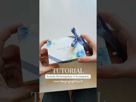 Video tutorial scatola degustazione rettangolare