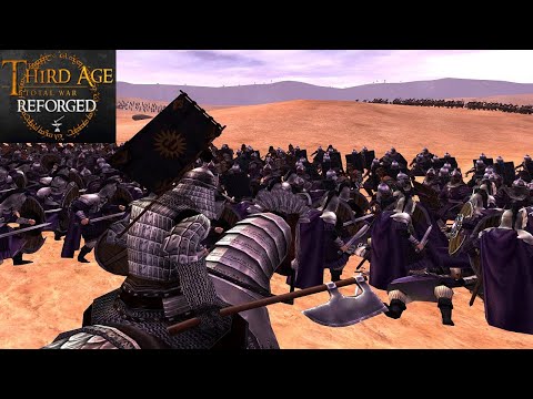 ELVES, MEN AND GOBLINS FIGHT FOR THE EAST (Pitch Battle) - Third Age: Total War (Reforged)