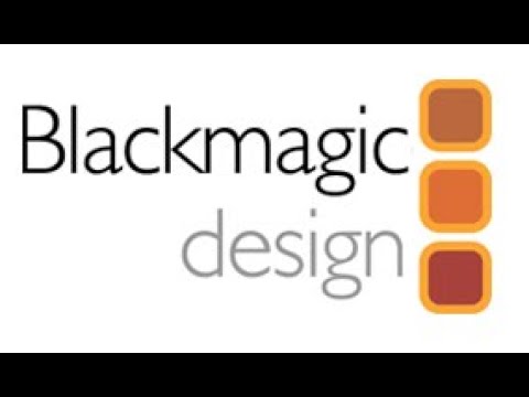 Blackmagic Design Webinar video thumbnail
