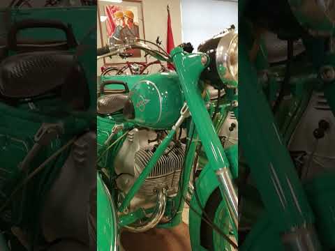 Old Soviet motorcycle. Izh Jupiter first generation