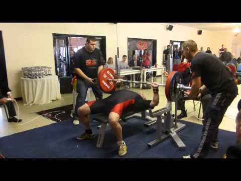 Marc Giles (M2 Unequipped/Classic) 170.5kg British Record Benchpress