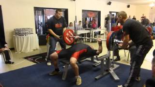 preview picture of video 'Marc Giles (M2 Unequipped/Classic) 170.5kg British Record Benchpress'