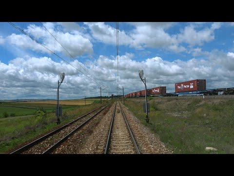 Cabview 4K EN57-2061 Sędziszów - Katowice + sound  - 12.07.2022