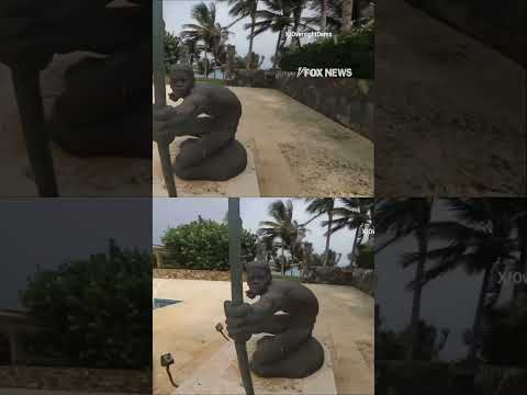 JUST IN: Epstein's former island compound is shown in unseen video released by Dems #shorts #usa #us