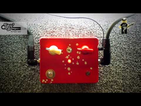 Moody Sounds Mushroom Echo Analog Delay and Pitch Shifter. Hand Painted Experimental Guitar Pedal image 2