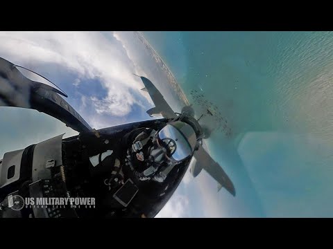 A-10 Thunderbolt II in Action - Aerial Footage Inside the Cockpit