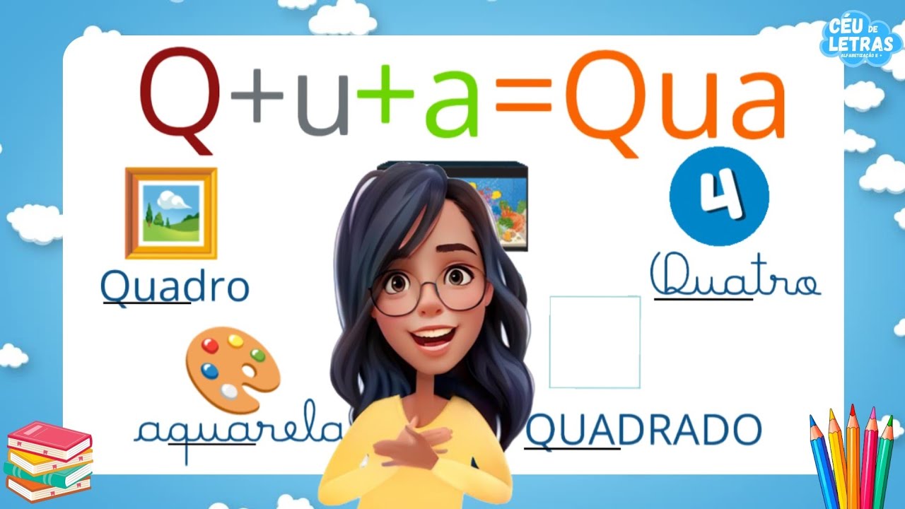 COMO ENSINAR UMA CRIANÇA A LER| LETRA Q| APRENDENDO A LER E ESCREVER