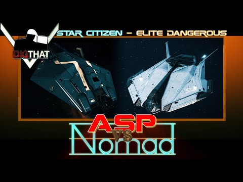 Asp vs Nomad - Elite Dangerous | Star Citizen