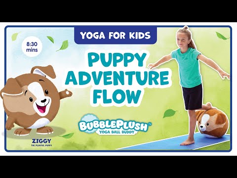 Ziggy's Yoga Adventure | 8-Minute Puppy Stretches for Kids