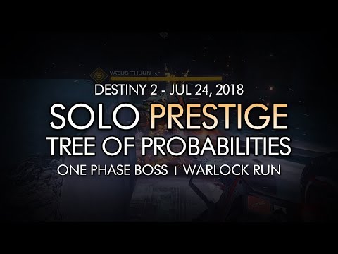 Solo Prestige "Tree of Probabilities" Nightfall (Warlock) - July 24, 2018 Reset