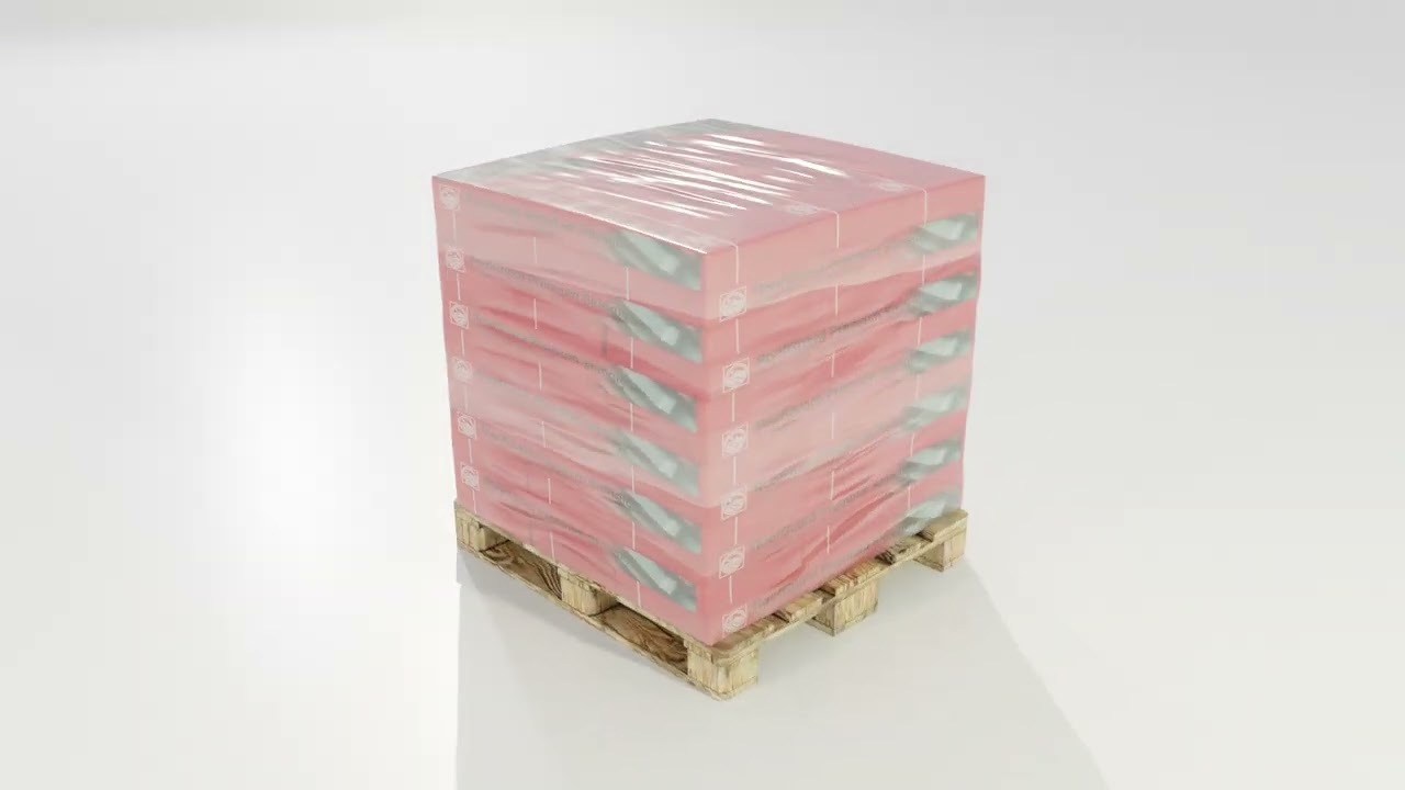 Palete com telhas Modelo 3D