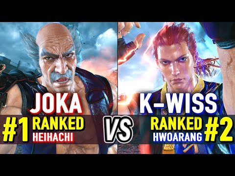 T8 🔥 JOKA (#1 Ranked Heihachi) vs K-WISS (#2 Ranked Hwoarang) 🔥 Tekken 8 High Level Gameplay