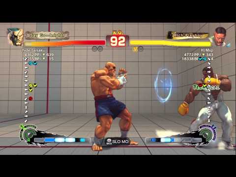 hide taisaku (Sagat) vs HJMxp (Dudley) AE2012 Ranked Match *HD*