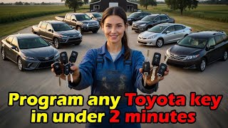 Program Toyota Chip Key - under $10 - rav4, highlander, 4runner, camry, corolla
