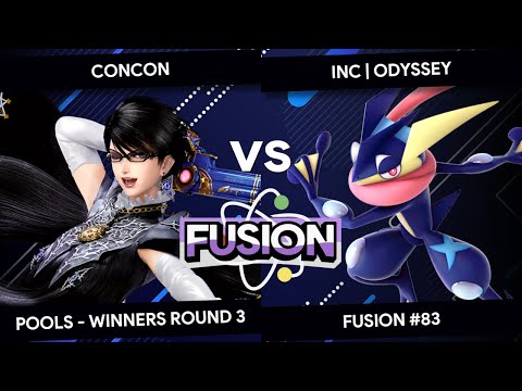 Fusion #83 - ConCon (Bayonetta) vs Odyssey (Greninja) - Pools - Winners Round 3