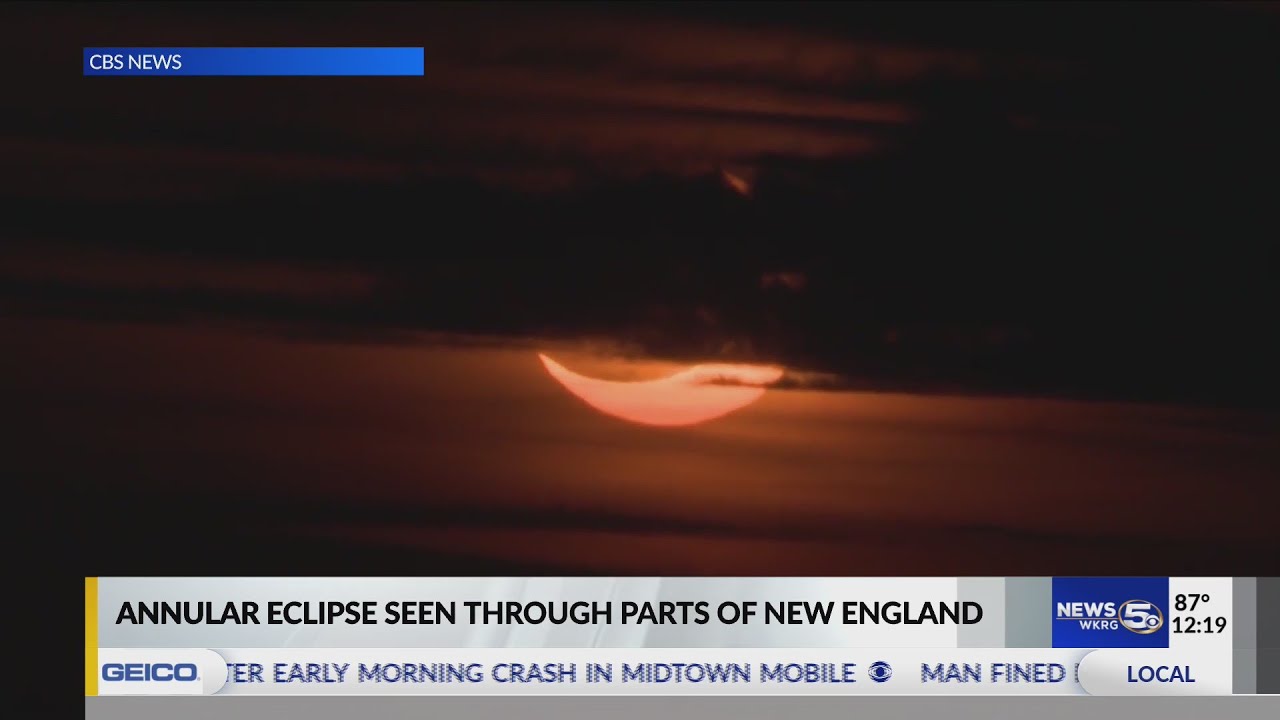 VIDEO: Stunning images of 'ring of fire' solar eclipse captured