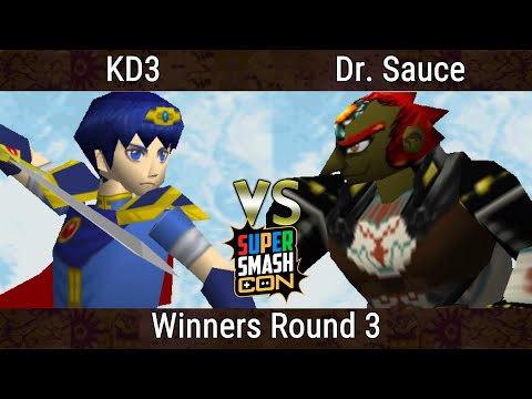 SSC 2023 - KD3 (Marth) Vs. Dr Sauce (Ganondorf) Smash Remix - SSB64
