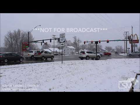 12-24-17 Lima, Ohio-Snow fall causes accidents and dangerous conditions for holiday travelers