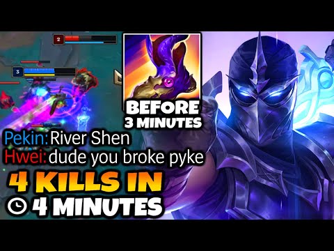 When River Shen gets 4 kills in the first 4 minutes mentals will be broken