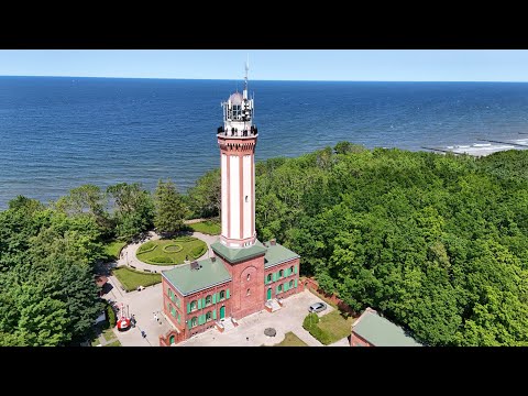 Niechorze latarnia morska | The Lighthouse | DJI Air 3 drone footage [4K]