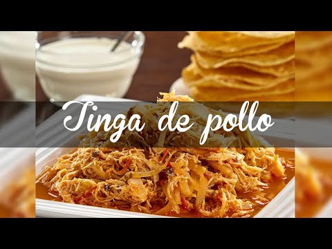 👉 Así preparo la TINGA de POLLO | Pollo deshebrado a la mexicana / guisado casero