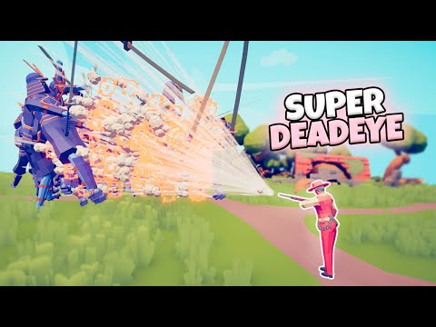 SUPER DEADEYE VS EVERY FACTION | TABS MODDED GAMEPLAY
