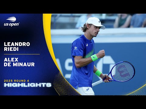 Leandro Riedi vs. Alex de Minaur Highlights | 2025 US Open Round 4