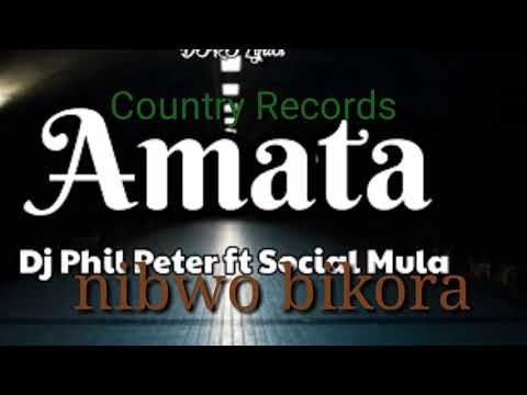 Amata lyrics video Official by Dj Phil Peter ft Social mula