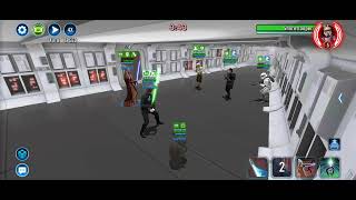 SWGOH Grand Arena 3v3 Jedi Knight Luke Skywalker vs Iden Versio. Rough counter.