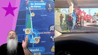 USUÁRIOS marcam no WAZE "PERIGO de ASSALTO" em LOCAIS com PRESENÇA do LULA