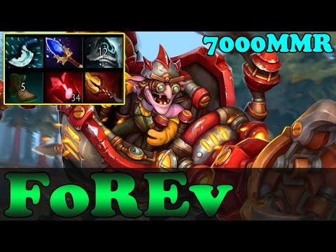 Dota 2 - FoREv 7000 MMR Plays Timbersaw Vol 1 - Pub Match Gameplay!