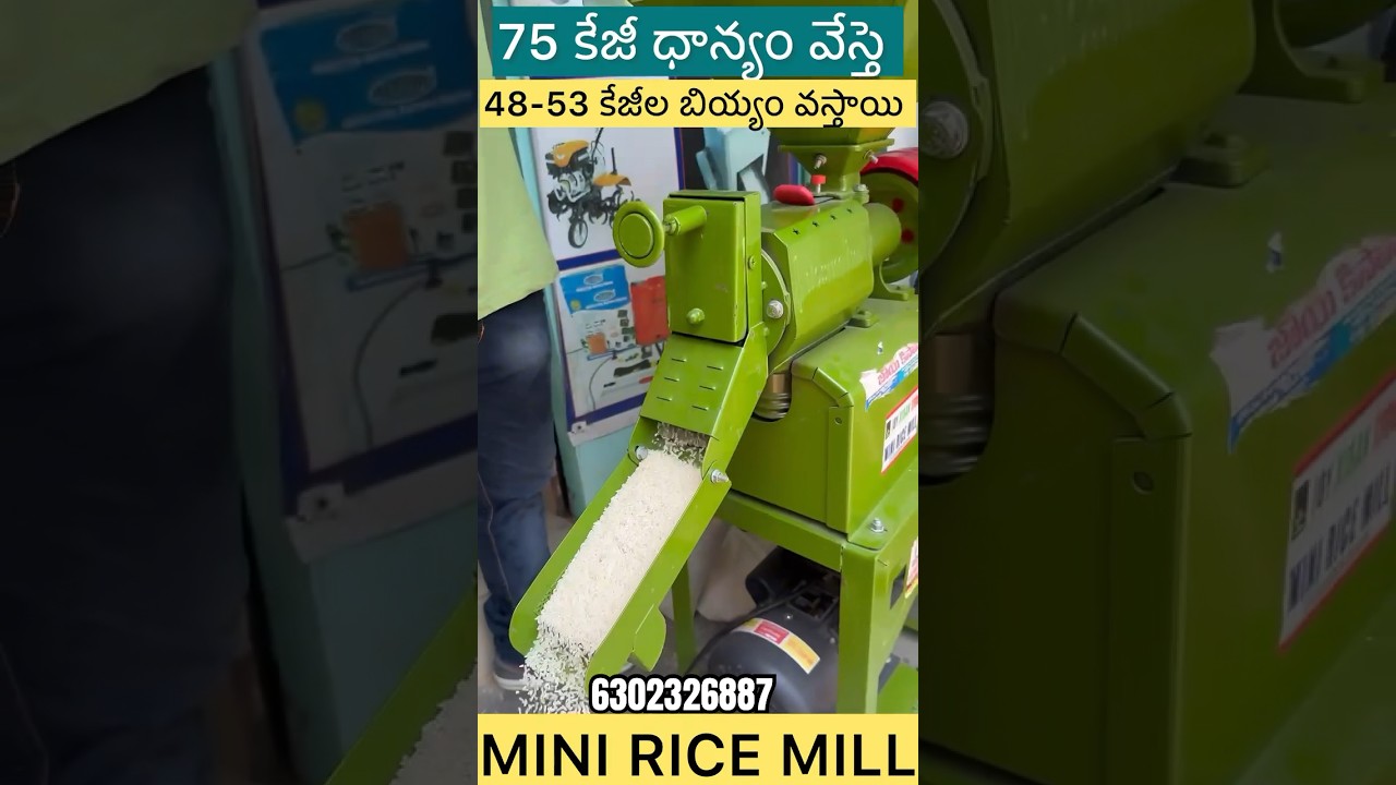 Mini Rice Mill 3Hp