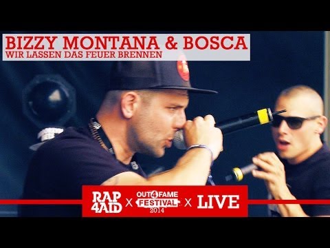 BIZZY MONTANA & BOSCA - WIR LASSEN DAS FEUER BRENNEN - LIVE at the Out4Fame Festival 2014 - RAP4AID