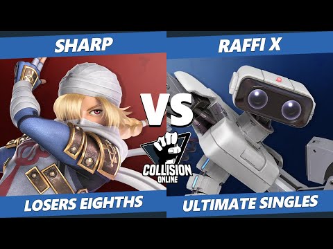 Collision Online Ultimate Losers Top 8 - NEST | Sharp (Sheik) Vs. Iluz | Raffi-X (ROB) SSBU Singles