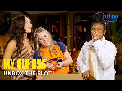 Thumbnail of the video: Maddie Ziegler, Maisy Stella, and Kerrice Brooks Unbox the Plot of My Old Ass